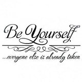 Be yourself wall sticker 2