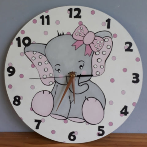 Ellie Wooden Clock