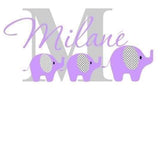 Ellies and Name Wall Sticker