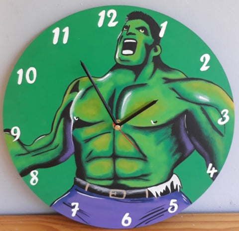 Hulk Wooden Clock