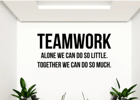 Teamwork Vinyl Wall Sticker