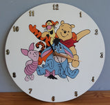 Winnie the Pooh and Friends Wooden Clock